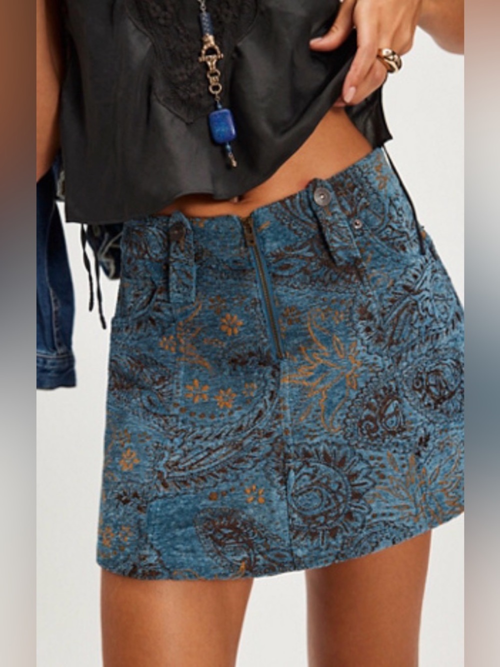Free People Micah Mini Skirt